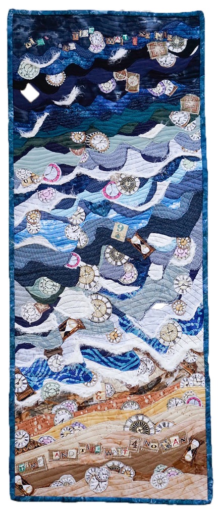 Carol Marshall | Time and Tide Cotton cloth, 2015 100 cm X 40 cm
